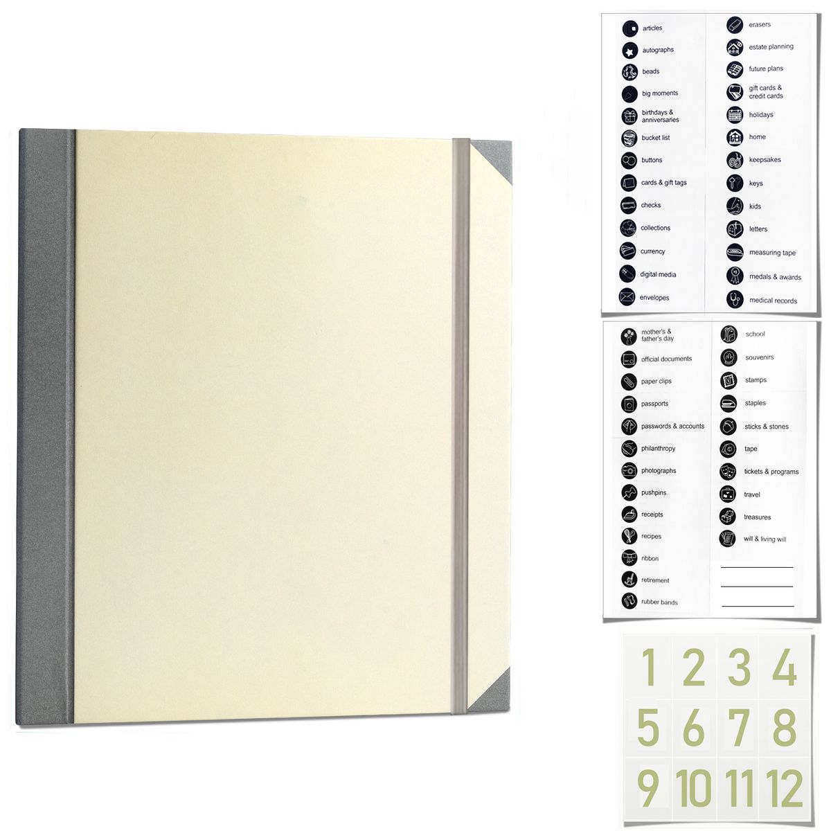 Expandable Manila Accordion File Folder Organizer With Secure Tie Closure - A4 Document Storage For Office, School, Home_voghion.com