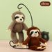 Sloth Cute Plush Adorable Keychain And Bag Charm Perfect For And Kids Adults_voghion.com