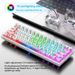 Wired Mechanical Keyboard Transparent Hot Swap Illuminated Office Gaming Gaming Mini Keyboard_voghion.com