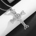 New Style Cross Symbol Pendant Stainless Fashionable Titanium Steel Necklace With Chain_voghion.com