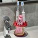 Seramik Elektrikli Tutucu Ev Banyo Yıkama Diş Macunu Diş Fırçası Depolama Yaratıcı Taban Standı_voghion.com