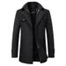 Men's Clothing Coat Men Business Casual Fashion Men's Thick Warm Oversized Men's Trenchcoat_voghion.com