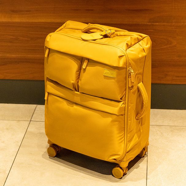 AIRWAY Ultraleichtes, wasserdichtes Canvas-Handgepäck mit TSA-Schloss, 20-Zoll-Spinner-Koffer für Damen und Herren, erweiterbar und antibakteriell_voghion.com