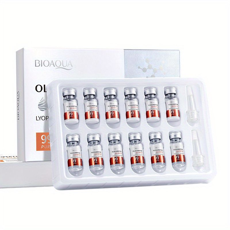 12 Oligopeptid Hudpleje Frysetørret Pulver Sæt Sensitiv Hud Foryngende Frysetørret Pulver Salon Professionelle Hudplejeprodukter_voghion.com