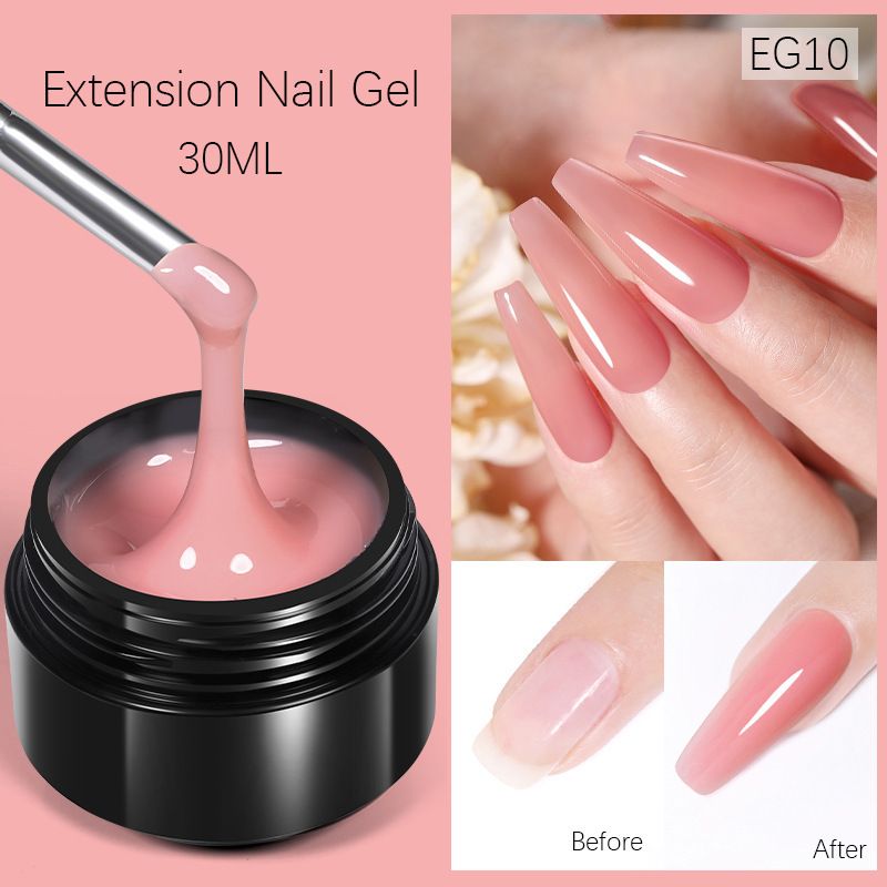 Gel UV à extension rapide BORN PRETTY 30 ml en boîte - Gel d'extension d'ongles indolore à tremper pour salon et bricolage_voghion.com