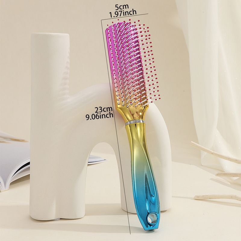 Three-color gradient plating hair comb_voghion.com