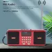 Mini Bärbar Radio Handhållen Uppladdningsbar Digital FM USB TF MP3-spelare Bluetooth-högtalare Tillbehör för datorer_voghion.com