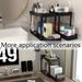 2-Tier Sliding Under Sink Organizer Multifunctional Space-Saving Bathroom Cabinet Basket Storage Drawer Under Cabinet Box_voghion.com