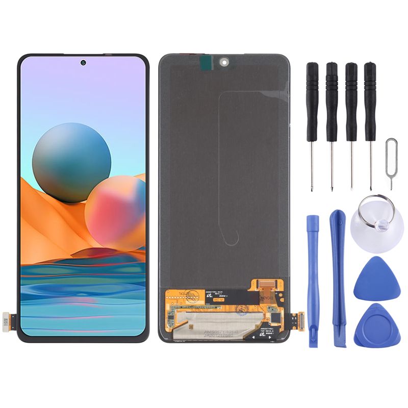 Komplette Montage des Original-LCD-Bildschirms und Digitalisierers aus Super-OLED-Material für Xiaomi Redmi Note 11 Pro (China) / Redmi Note 11 Pro+_voghion.com