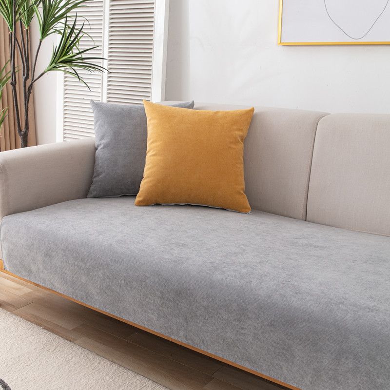 Haus & Garten Wasserdichtes Sofakissen Anti-Katzen-Kratzer Universeller Anti-Rutsch Moderner einfacher einfarbiger Sofabezug mit Haustierurin-Beweis Rückenlehnentuch_voghion.com