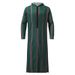 Men's Colour Block Stripe Long Muslim Robe Hoodie_voghion.com