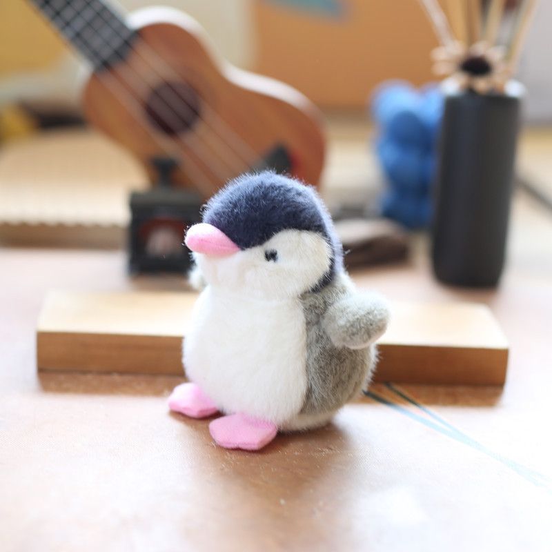 Keychain Plush Penguin Adorable Cute Cartoon Backpack Charm Soft Doll Toy_voghion.com