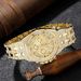 Men's luxury stainless steel gold bracelet, hip-hop diamond, large dial, business, quartz watch, fashionable_voghion.com