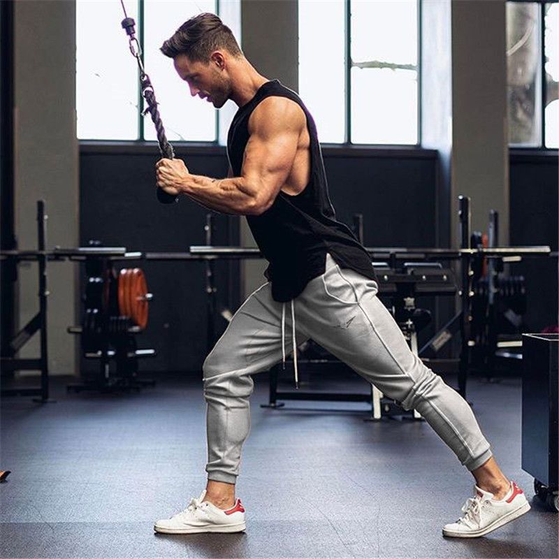 Men's clothing slim casual pants outdoor running fitness pants_voghion.com