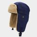 LazyZoom, cappello invernale foderato in pile da uomo e da donna, con protezione per le orecchie, spesso per l'equitazione, antifreddo, stile coreano_voghion.com