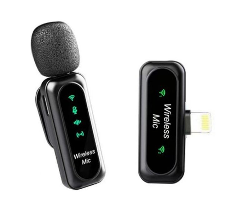 J21 Wireless Lavalier Microphone For Mobile Live Streaming – Mini Clip-on Mic With Smart Noise Cancellation_voghion.com