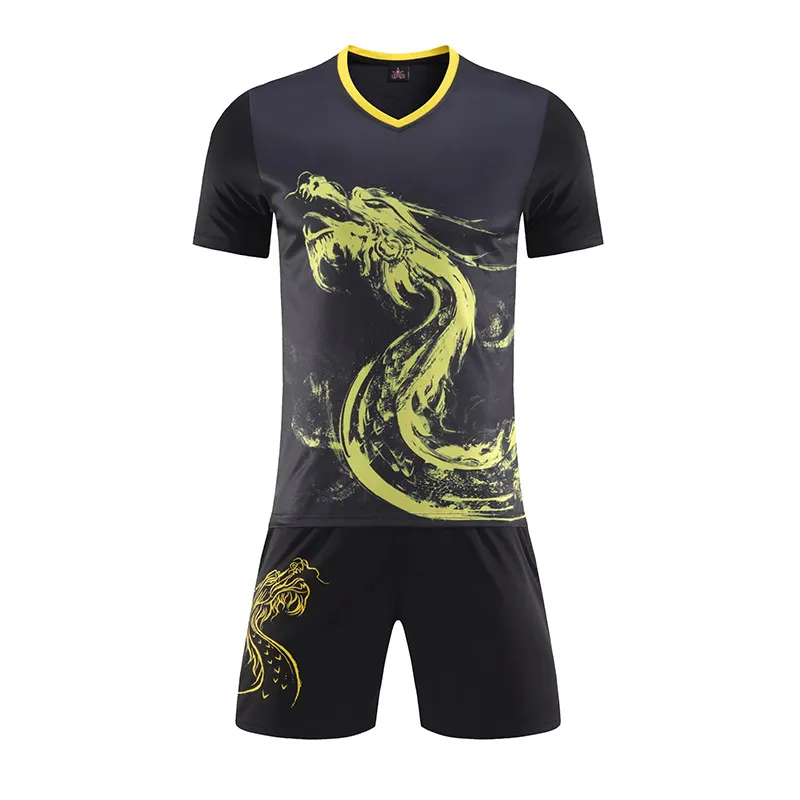 Men's Clothing short-sleeved dragon boat suits football clothes football suits suits men and women adult competition training team uniforms_voghion.com