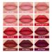 Jednobarevný matný lesk na rty s 12 barvami, tělový lesk na rty, nebledne a nelepí se na rtěnku._voghion.com