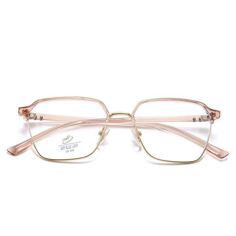 2023 New Anti Blue for Men and Women Flat Light Frame Glasses Factory Cross Mirror 6328_voghion.com
