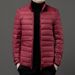 Unisex Lightweight Quilted Puffer Jacket – Full-Bound Interior & Oversized Pockets (Black/Navy/Burgundy/Light Gray, M-5XL, Polyester Shell)_voghion.com
