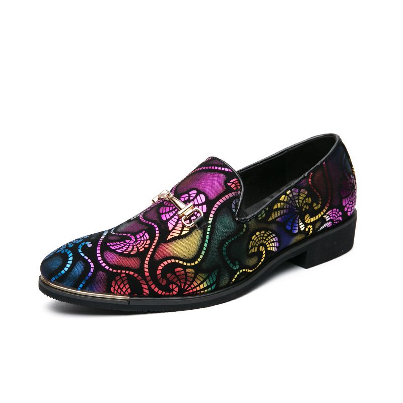 Summer New Fashionable and Personalized Leather Half Slippers, Large Size, One Step Step, Slippery Shoes, Men's Shoes_voghion.com