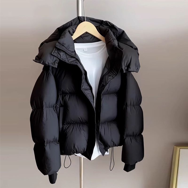 ​​Damen Steppjacke – Kuscheliger Wintermantel mit Kapuze in Pink, Schwarz & mehr (M-XXL) | Süße & lässige Oberbekleidung​​_voghion.com