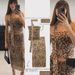 2024 Spring New Product Women's Fashion Animal Pattern Printed Hanging Neck And Strapless Top 1902_voghion.com