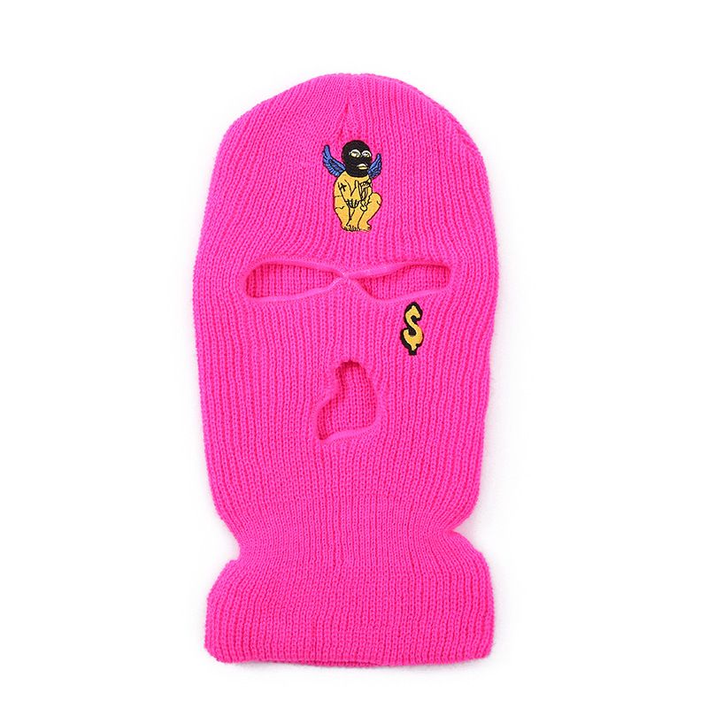 Unisex-Strickmütze mit Nackenwärmer – Warme Wintermütze für Damen und Herren, stylisches Dreiloch-Design, weiches Wollmaterial, ideal zum Skifahren und für Outdoor-Aktivitäten_voghion.com