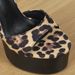 Leopard Print Sandals Women's 16cm Stiletto Stage Heels_voghion.com