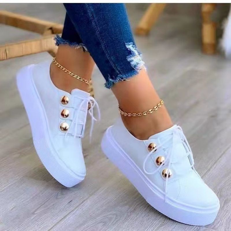 Dames Dames Tennisschoenen Wandelschoenen Sportschoenen Sneakers Stof Canvas Gevoerde Sneakers Schoenen_voghion.com