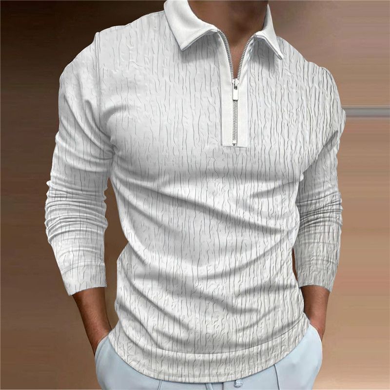 Top 2023 neue Modemarke Herren-Poloshirt im regulären Stil lässig langärmeliges Top Herrenbekleidung_voghion.com