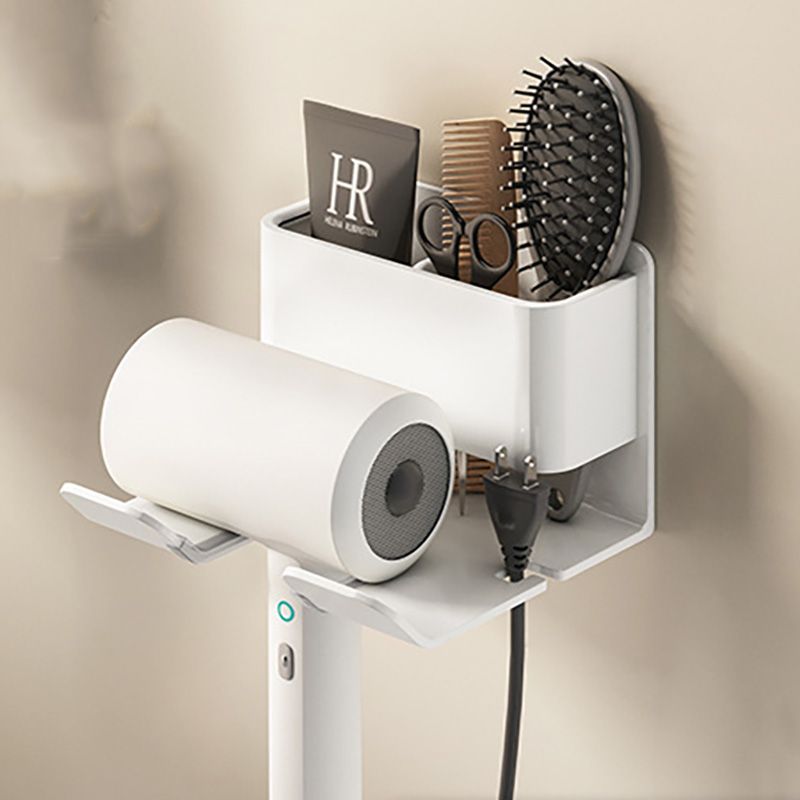 Hair Dryer Holder Wall Dryer Cradle Straightener Stand Hairdryer Organizer Storage Box Toilet Blower Holder Bathroom Shelves_voghion.com