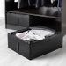 Under Bed Storage Box With Lid - Foldable Fabric Organizer For Clothes Blankets & Shoes (Extra Large Capacity Handles Dustproof Space-Saving Design)_voghion.com