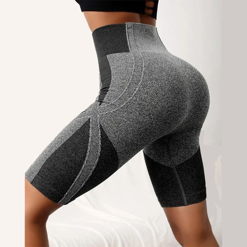 Damen-Yoga-Peach-Po-Bottom-Hose mit hoher Taille, Hüftheben, fünf Hosen, Laufsport-Shorts_voghion.com