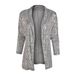 2025s 2025 Spring New Sequined Sleeved Temperament Mid To Long Length Small Suit With Lapel And Solid Color Jacket For Women_voghion.com
