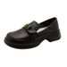 Top Layer Rindsleder Britische Echtleder-Loafer 2025 Frühling Sommer Neue Slip-On-Freizeitschuhe für Damen_voghion.com