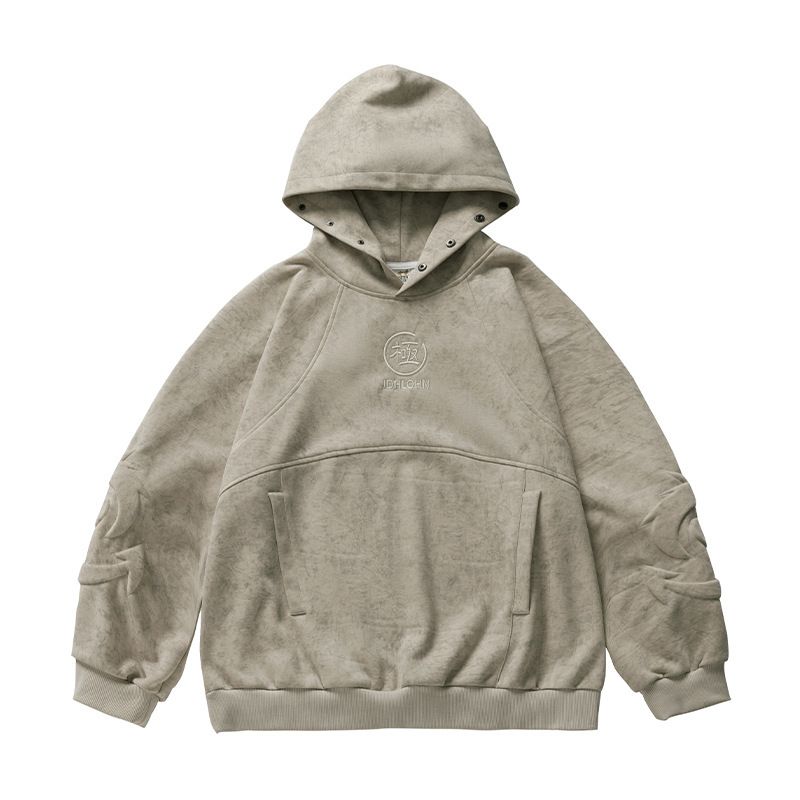 Herren-Kapuzenpullover mit 3D-Drachen-Print – Vintage-Streetwear-Pullover mit Fleecefutter, Unisex-Übergröße für Frühling und Herbst_voghion.com