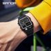 SANDA LED Electronic Square Men's Youth Casual Multi-function Thermometer Stopwatch Chronograph Men’s Watch_voghion.com