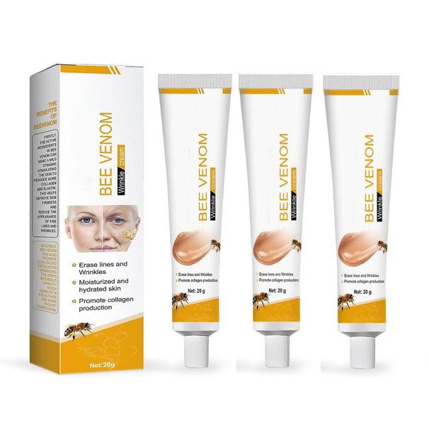 Bee Venom Wrinkle Removal Cream, Bee Venom Anti-Wrinkle Firming Cream, Bee Venom Cream, Moisturizing, Lifting & Recovery For All Skin Types_voghion.com