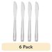 (Confezione da 6) Coltello da tavola per adulti in acciaio inossidabile Lace, set da 4 pezzi, argento_voghion.com