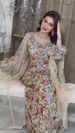 Women's Clothing Fairy Digital Printing Dress With Elegant Temperament And Mesh Outer Robe_voghion.com