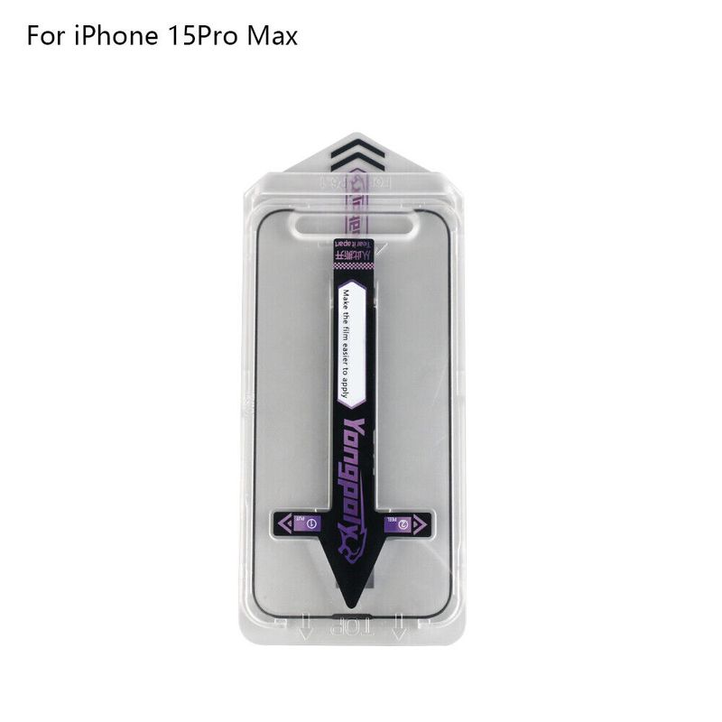 Tempered Glass Screen Protector For IPhone 16 15 14 13 Pro Max Easy Install_voghion.com