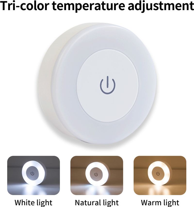 Touch Sensor Wiederaufladbare LED Schlafzimmer Korridor Energiesparende Nachttischlampe Baby Pflege Nachtlicht_voghion.com