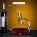 Light Luxury Slanted Decanter European Style Red Home Divider Creative Personalized Wine Glass Set_voghion.com