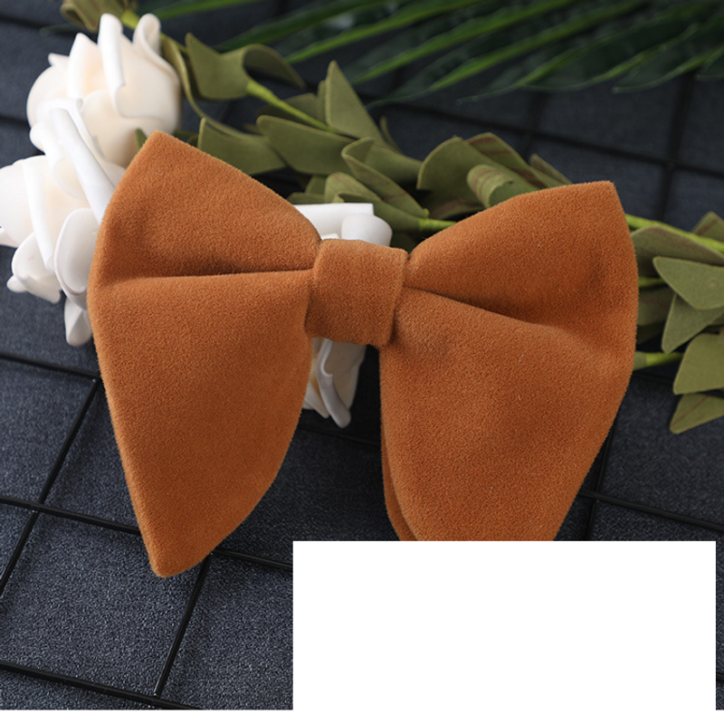 Men's Ties & Handkerchiefs tie bow tie for women plush velvet gold velvet large sharp corner bow tie wholesale manufacturer direct supply_voghion.com
