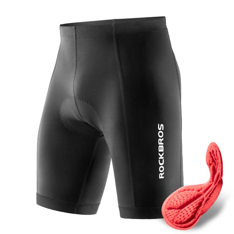 Pantaloncini da ciclismo corti ROCKBROS, pantaloncini da ciclismo MTB con fondello 3D, taglia M-3XL_voghion.com