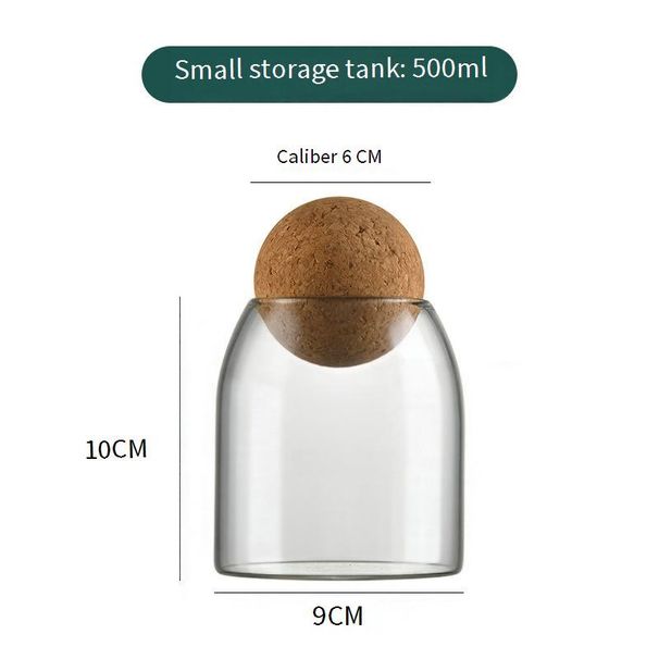 Bocaux de conservation hermétiques en verre pour la cuisine - Récipients transparents pour grains de café, céréales et aliments secs (lot de 3, sans BPA, étanches)_voghion.com