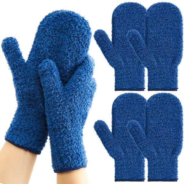 2 Pairs Pool And Spa Cleaning Gloves Spa Scrub Gloves Pool Cleaning Gloves Pool Cleaning Gloves For Swimming Pool Hot Tub Scrub Care (Blue)_voghion.com