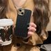 Elegant Electroplated Woven Design Phone Cover Compatible With Pro Max / 15 Series_voghion.com