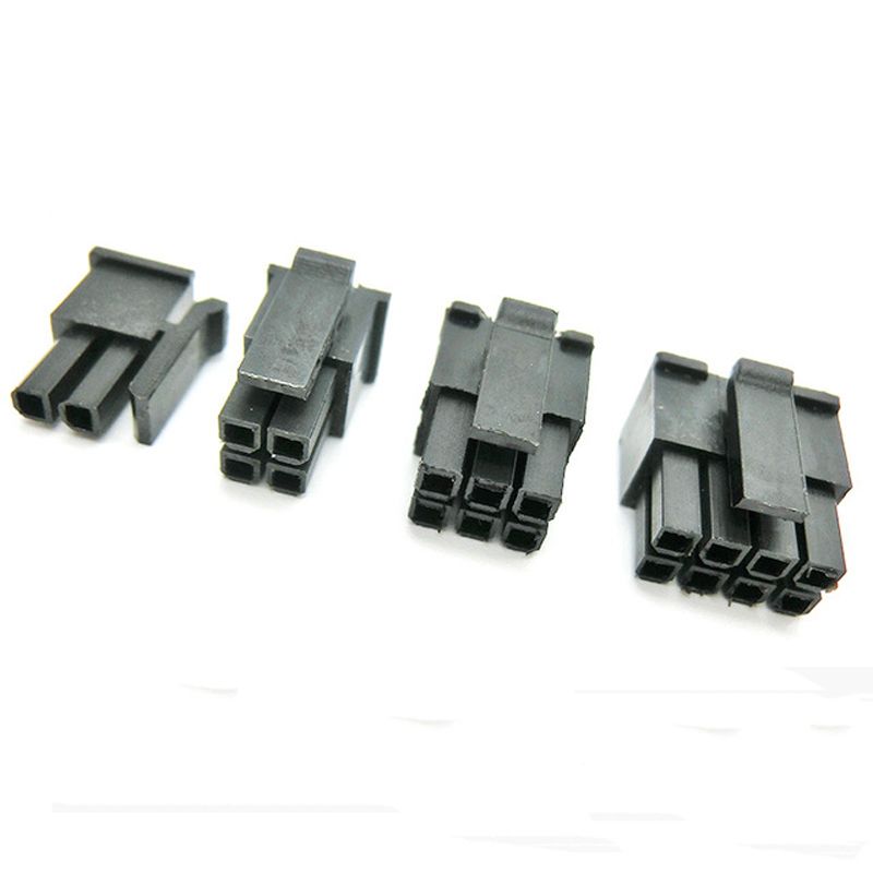 Connecteur Molex mâle 4,2 mm, 3 à 10 broches, 2/4/6/8/10/12/14/16/18/20/24 broches, pour ordinateur, alimentation ATX, voiture, 5777, noir_voghion.com